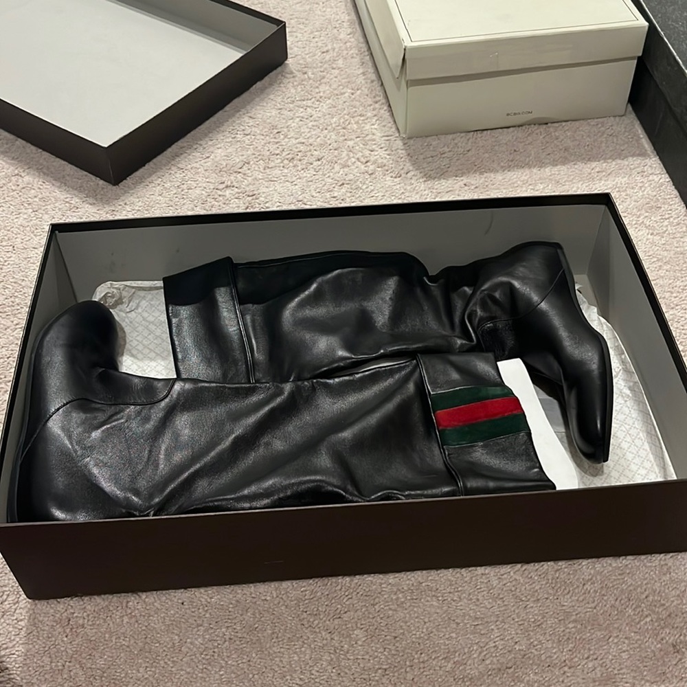 Black Gucci Boots